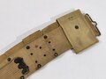 U.S. WWI Model 1914 cartridge belt with nine pouches and one M1911.45 magazine pouch. Used