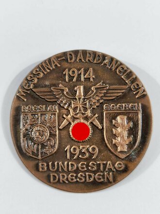 Blechabzeichen Reichskriegerbund Bundestag Dresden 1939