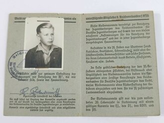 Reichsverband für Deutsche Jugendherbergen, Bleibenausweis 1942