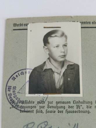 Reichsverband für Deutsche Jugendherbergen, Bleibenausweis 1942