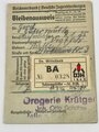 Reichsverband für Deutsche Jugendherbergen, Bleibenausweis 1942