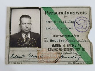 Reichsfachschaft Deutscher Werbefachleute, Berufsausweis ausgestellt 1937, dazu zwei Werbsausweise von Siemens & Halske