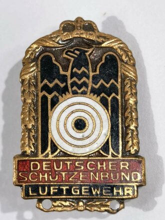 Deutscher Schützenbund, Schießauszeichnung in bronze " Luftgewehr" 31mm