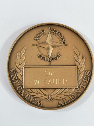 NATO Defense College medal " Col.W.Sauer",...