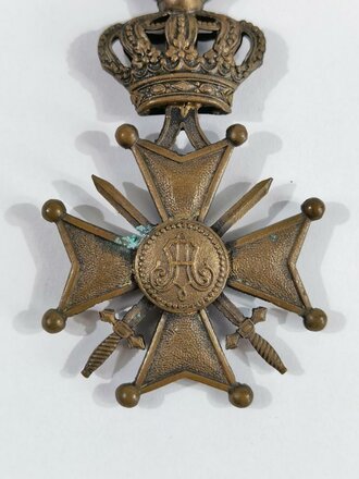 Belgien, Kriegskreuz Belgien "Croix de Guerre 1914-1918, Croix Albert 1er " mit Palme