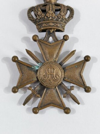 Belgien, Kriegskreuz Belgien "Croix de Guerre 1914-1918, Croix Albert 1er " mit Palme