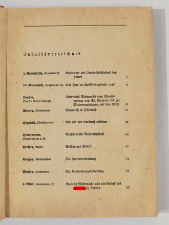 "Jahrbuch des Deutschen Heeres 1939" Komplett mit 182 Seiten