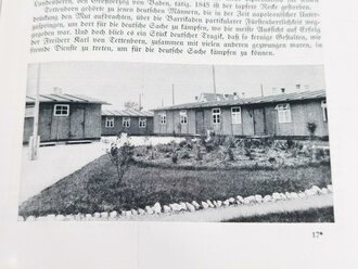 Reichsarbeitsdienst "Grenzland Baden Spaten zur Hand" 340 Seiten, komplett, Einband defekt