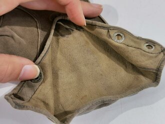 Paar Wildleder Handschuhe für Offiziere der Wehrmacht , getragenes Paar