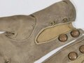 Paar Wildleder Handschuhe für Offiziere der Wehrmacht , getragenes Paar