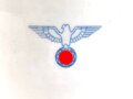 Deutsche Wehrmacht in Norwegen, Kantinengeschirr Marke " Porsgrunn Norge"  mit aufglasiertem, blauen Adler . Durchmesser 16cm. Direkt aus Familienbesitz, laut Angabe des Verkäufers von einem Verwandten aus Norwegen während seiner Dienstzeit mitgebracht