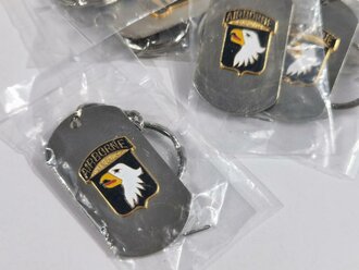 U.S. Airborne Schlüsselanhänger in Form und Größe einer Erkennungsmarke. Originalverpackt, sie erhalten ein ( 1 ) Stück