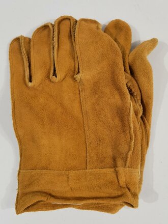 U.S. 1969 dated Glove shells, Leather, Protective. Unused, some storage wear, size 1 ( large ) You will receive one ( 1 ) pair