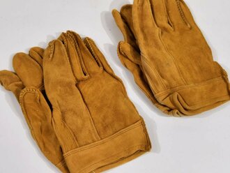 U.S. 1969 dated Glove shells, Leather, Protective. Unused, some storage wear, size 4 ( large ) You will receive one ( 1 ) pair