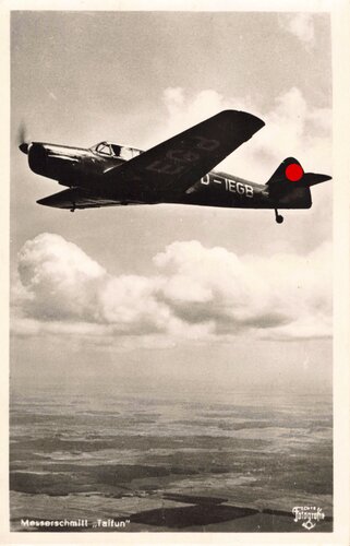 Ansichtskarte "Messerschmitt Taifun"