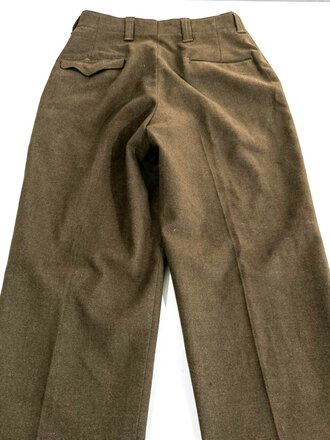 U.S.1945 dated Trousers, field, wool, size 32x34. Some small moth holes, otherwise very good condition