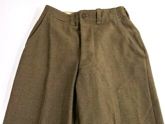U.S.1945 dated Trousers, field, wool, size 32x34. Some small moth holes, otherwise very good condition