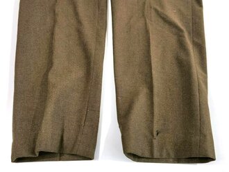 U.S.1945 dated Trousers, field, wool, size 32x34. Some small moth holes, otherwise very good condition