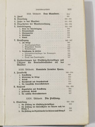 "Der Einjährig Freiwillige der Infanterie" Berlin 1915 mit 381 Seiten