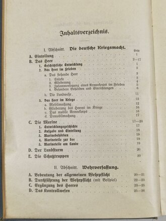 "Der Einjährig Freiwillige der Infanterie" Berlin 1915 mit 381 Seiten