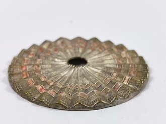 Kaiserreich, Steckkokarde für eine Pickelhaube. Durchmesser 51mm, Originallack