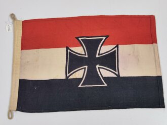 Kriegsmarine, kleine Gösch Fahne, Maße 29 x 43cm
