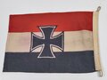 Kriegsmarine, kleine Gösch Fahne, Maße 29 x 43cm