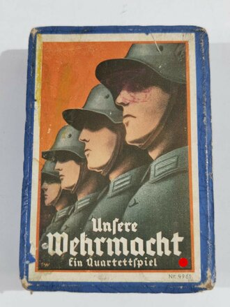 "Unsere Wehrmacht- Ein Quartettspiel" Komplett