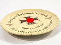 Erinnerungsteller der 79. Infanterie Division " Kriegs Weihnachten 1940 " Durchmesser 20,5cm. Leicht zerkratzt, sonst guter Zustand