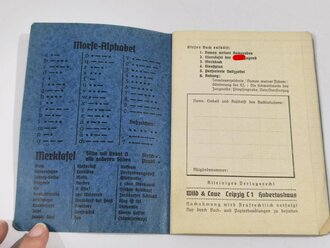 Dienstbuch für das Deutsche Jungvolk in der Hitler Jugend. Nicht ausgefüllt
