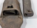 1. Weltkrieg, Ersatz Seitengewehr im Koppelschuh. Originallack, ungereinigtes Stück