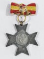Baden, Kriegsverdienstkreuz 1916, Zink, dazu eine Bandspange