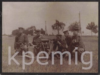 1.Weltkrieg Maschinengewehrtrupp, Foto 8 x 11cm