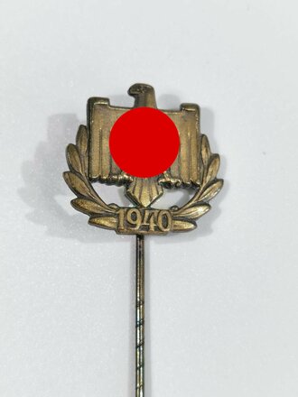 NSRL, Leistungsabzeichen in Bronze mit Jahreszahl "1940", rückseitig Klebereste