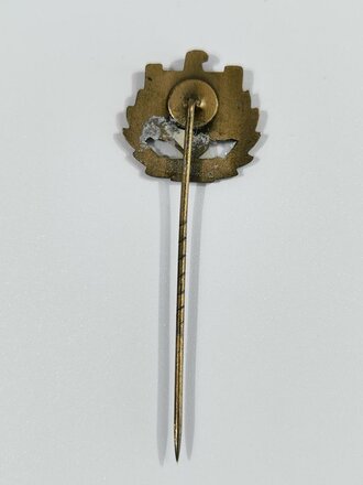 DRL, Leistungsabzeichen in Bronze mit Jahreszahl "1938", rückseitig Klebereste