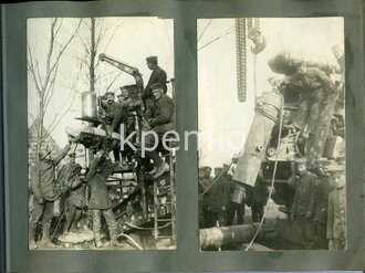 Fotoalbum 1. Weltkrieg Westfront, ca. 30 Fotos mit milit....