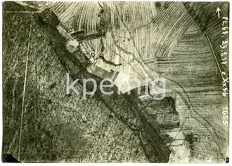 Fotoalbum 1. Weltkrieg Westfront, ca. 30 Fotos mit milit. Bezug, darunter Serie von 9 Aufnahmen eines Krupp 30,5 cm Mörser L/30 in Buntfarbentarnung (Tarnname: Beta-M-Gerät L/30, auch "Schwere Kartaune"), "Dicke Bertha"