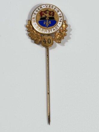 Ehrennadel für 40 jährige Mitgliedschaft im Krieger Verein Darmstadt 1874
