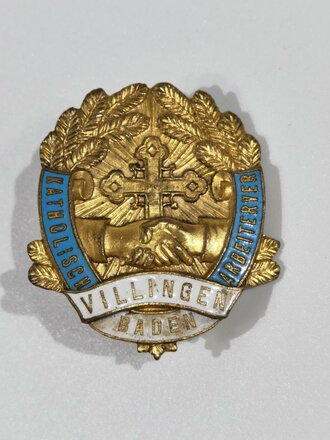 Katholischer Arbeiterverein Villingen Baden, Mitgliedsabzeichen 40mm