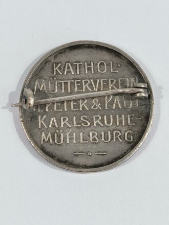 Katholischer Mütterverein Peter & Paul Karlsruhe Mühlburg, Brosche 28mm