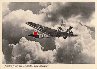 Ansichtskarte "Junkers-Ju 52, das beste...