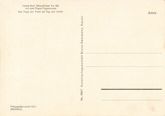Ansichtskarte "Focke-Wulf Nahaufklärer Fw. 189"