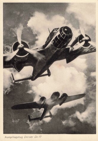Ansichtskarte "Kampfflugzeug Dornier Do 17"