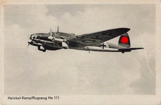 Ansichtskarte "Heinkel-Kampfflugzeug He 111"