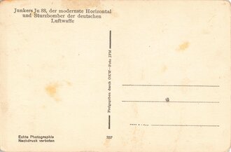 Ansichtskarte "Junkers Ju 88"