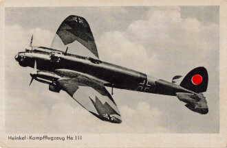 Ansichtskarte "Heinkel-Kampfflugzeug He 111"