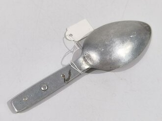 Gabel / Löffel Kombi Wehrmacht aus Aluminium , datiert 1940