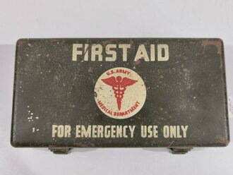 U.S. First aid kit, original paint