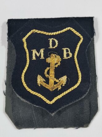 Deutschland nach 1945, Einsteckabzeichen "Deutscher Marine Bund" Breite 85mm