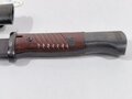 Seitengewehr M84/98 ( für K98) Hersteller 43 fnj, die Scheide nicht Zugehörig